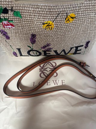 Bolso Loewe Tote Font Flowers