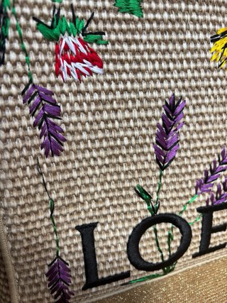 Bolso Loewe Tote Font Flowers