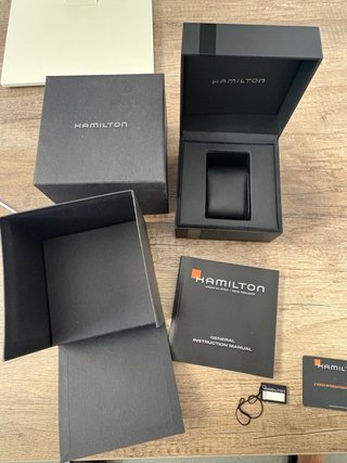 Reloj Hamilton Plata y Marrón