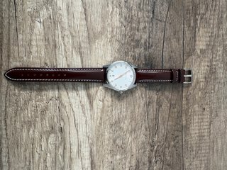 Reloj Hamilton Plata y Marrón