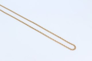 Cadena Eslabón "X" Oro 18k, 9,46gr. Ref. G-325.