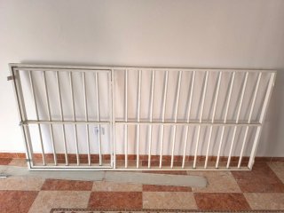 Rejas de aluminio blancas