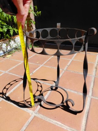 3 Soportes de Hierro para Macetas