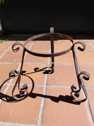 3 Soportes de Hierro para Macetas
