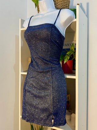 Vestido fiesta tirantes H&M Talla S
