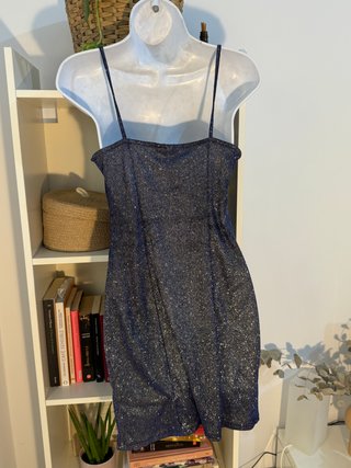 Vestido fiesta tirantes H&M Talla S