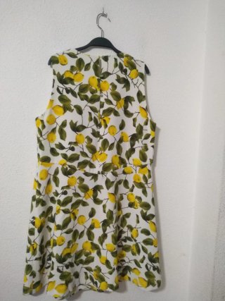 Vestido Verano Zara Estampado Limones