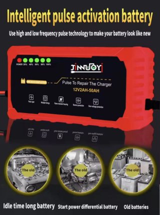 Cargador Batería Coche 12V JINNUOY