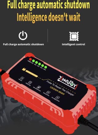 Cargador Batería Coche 12V JINNUOY