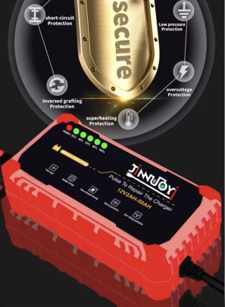 Cargador Batería Coche 12V JINNUOY