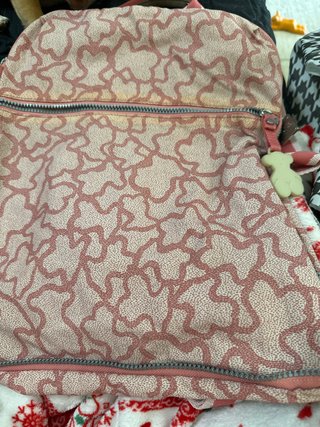 Mochila Tous Beige y Rosa