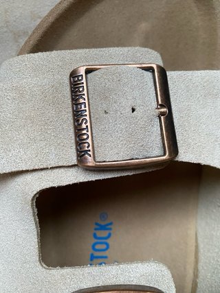 Chanclas Birkenstock Beige Talla 44
