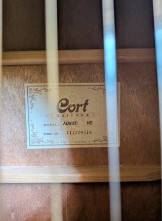 Guitarra Acústica Cort En Perfecto Estado