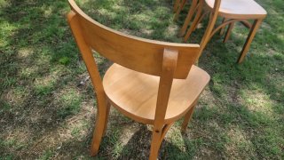4 Sillas Madera Haya Ikea