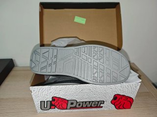 Zapato U-Power Coal Talla 44 Gris/Rojo