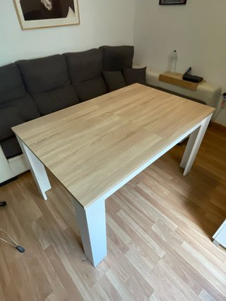 Mesa de comedor extensible madera
