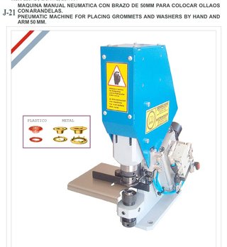 Máquina Neumática para Ojales 50 mm