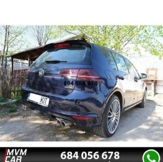 Aleron trasero para VW Golf 7 y 7.5 Look GTI Negro