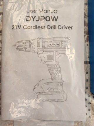 Taladro Atornillador Inalámbrico 21V DYJPOW
