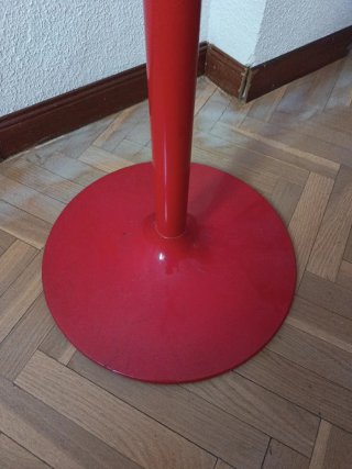 Perchero Cilindro SA Rojo Años 80
