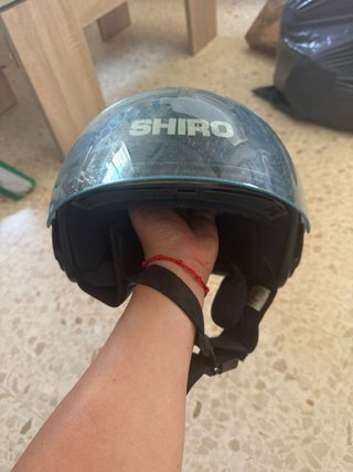 Casco Shiro Negro Moto