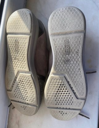 Scarpe Geox beige/argento