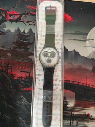 Reloj Swatch Irony Chrono Side Effect YCB1000 NOS