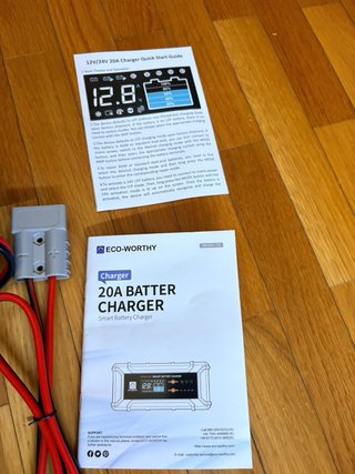 Cargador Batería ECO-WORTHY 12V/24V 20A