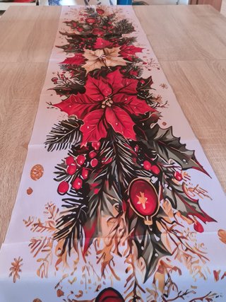 Runner da Tavola Natale Natalizio 33x180 cm