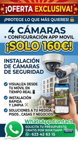 Instalación Cámaras de Seguridad