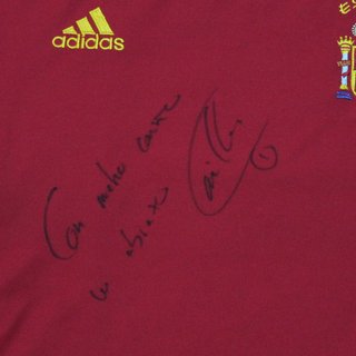 Camiseta Futbol España Firmada Iker Casillas