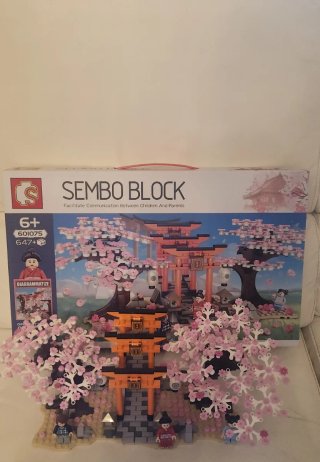 Set costruzioni Lego stile giapponese