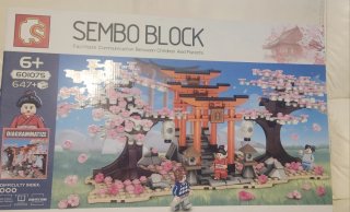 Set costruzioni Lego stile giapponese
