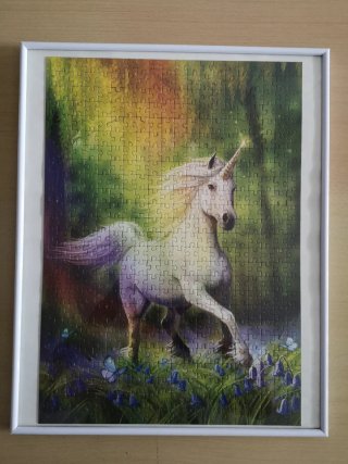 Lote Puzzles Educa Unicornios 2x500