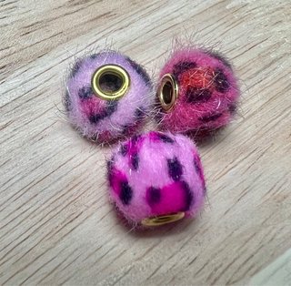 Contas com furo grande 15mm para artesanato