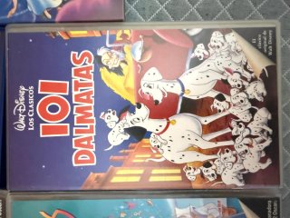 Lote Películas VHS Disney Clásicos Español