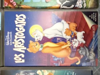 Lote Películas VHS Disney Clásicos Español