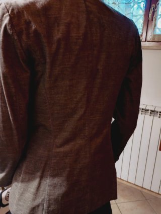 Giacca estiva sportiva donna grigio melange