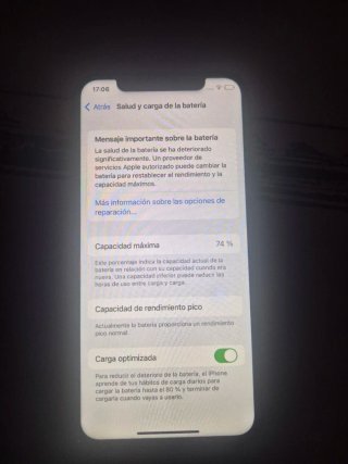 iPhone X Negro 256GB
