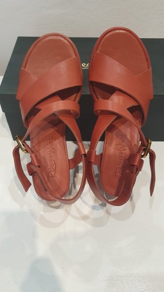 Sandali REBECCA WHITE Pelle Tacco Medio nr 36.