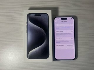 iPhone 15 Pro 256GB - Titanio Blu - Ottime - 85%