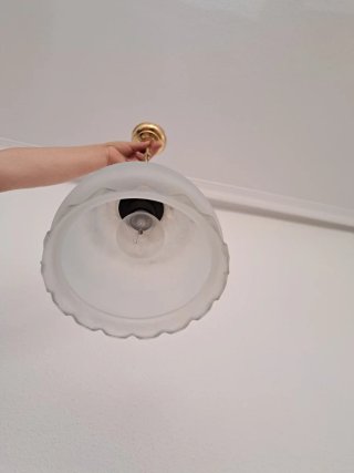 Lámpara de techo colgante dorada