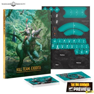 Kill Team Exodita Libro, Cartas y Calcomanía orka