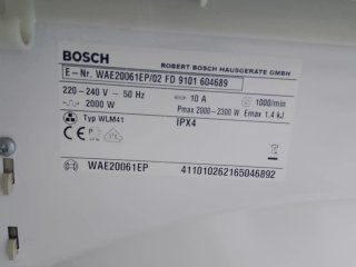 Lavatrice Bosch 7kg