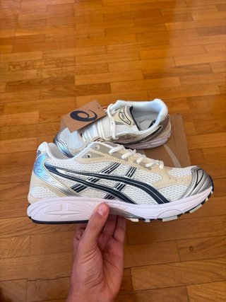 Asics Gel Kayano-14 Blancas/Plateadas Talla 43.5