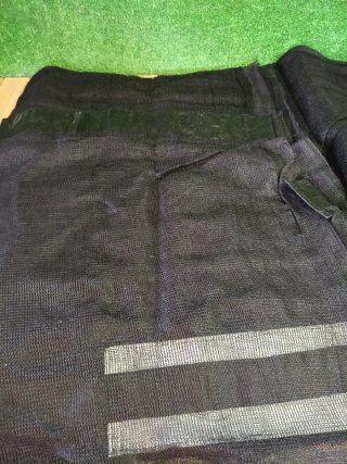 Arebos Cubre borde cama elástica + red 366 cm
