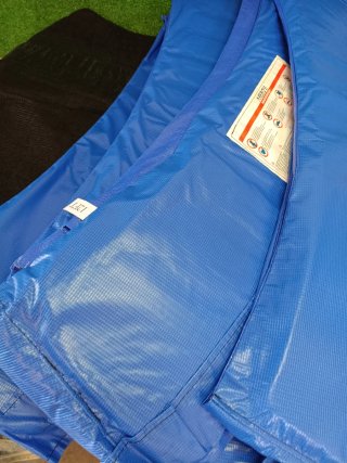 Arebos Cubre borde cama elástica + red 366 cm