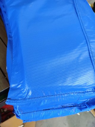 Arebos Cubre borde cama elástica + red 366 cm