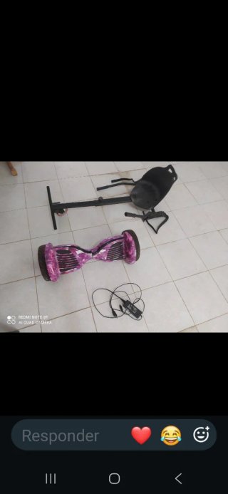 Patin electrico con silla y cargador