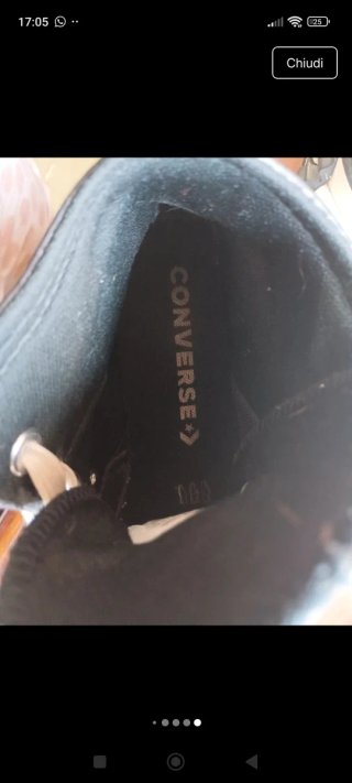 Converse donna pelle ottime 37.5